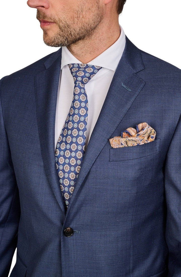 Corneliani kostuum heren blauw 257222-2517087-005
