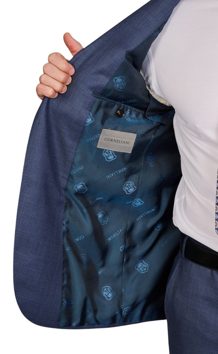 Corneliani kostuum heren blauw 257222-2517087-005