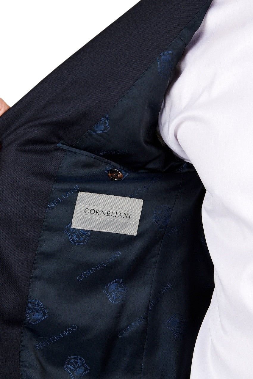 Corneliani kostuum heren donker blauw