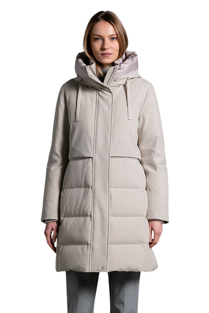 Duno Donna parka dames greige