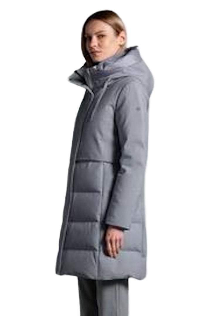 Duno Donna parka dames licht grijs