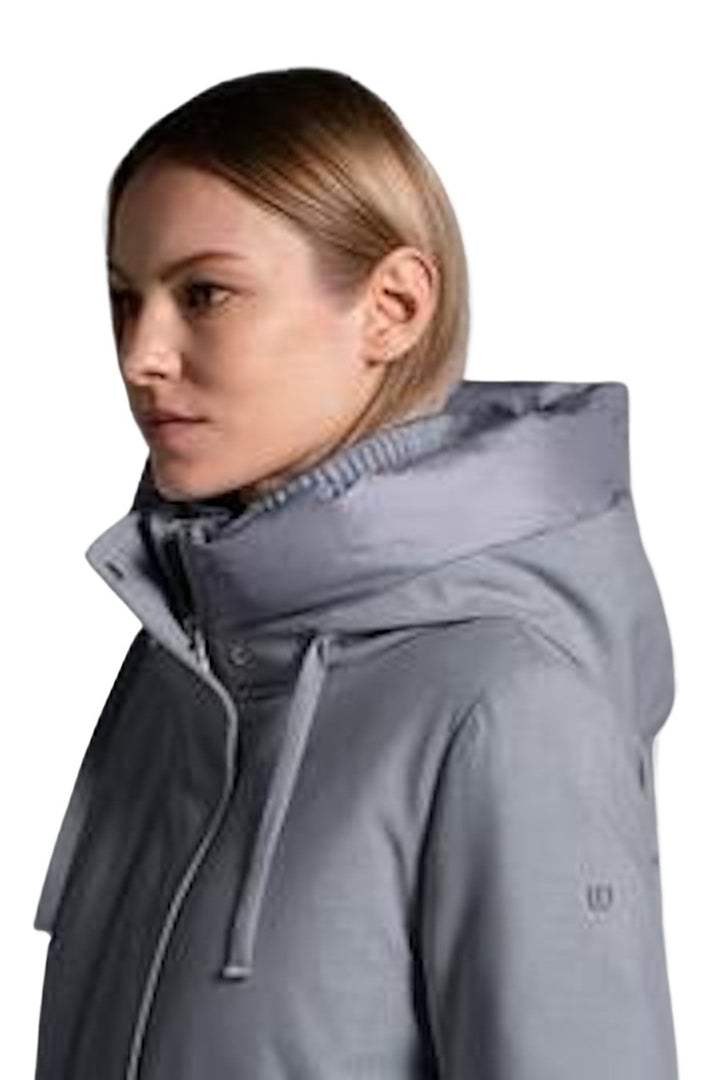 Duno Donna parka dames licht grijs