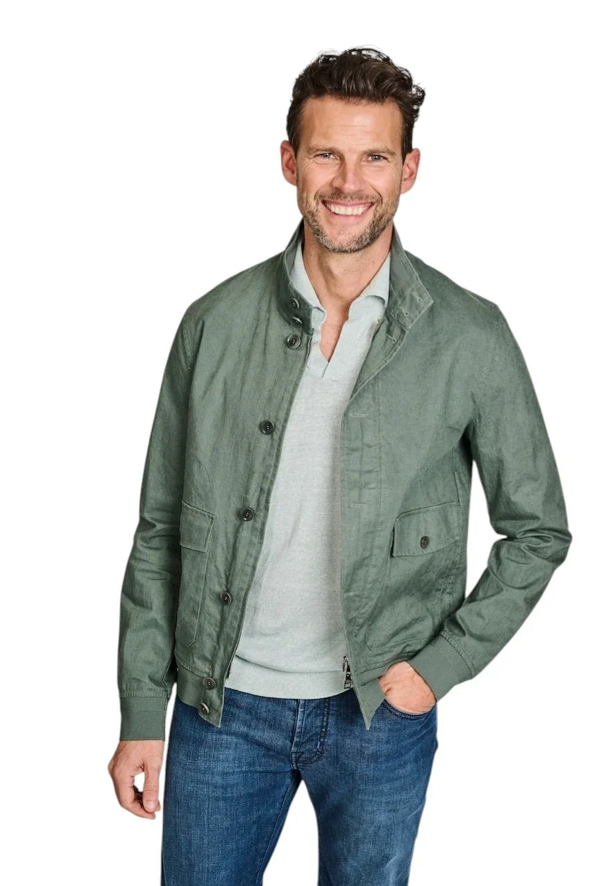 Duno Uomo parka heren groen ALCAMO 326