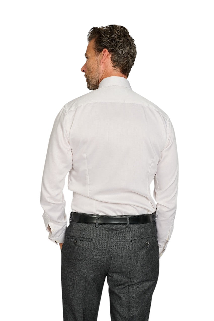 Eton camisa manga larga de hombre beige slim