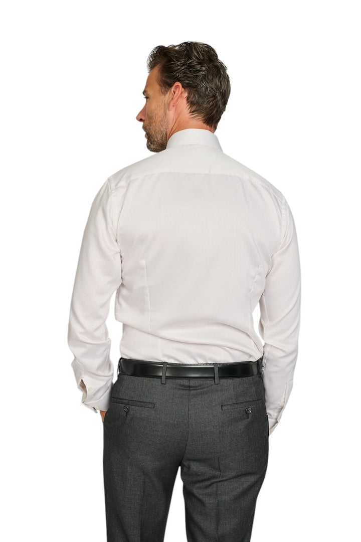Eton camisa manga larga de hombre beige slim
