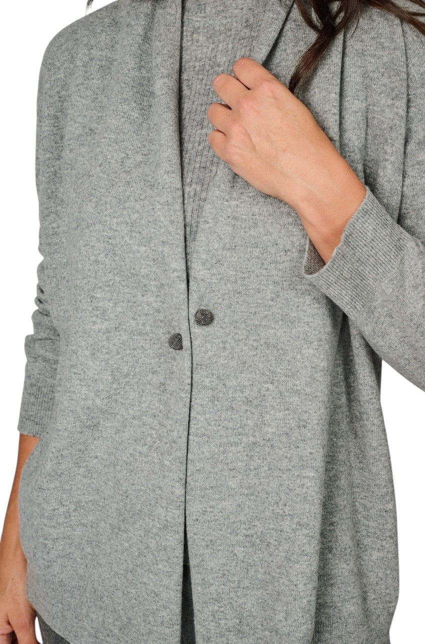 Fabiana Filippi vest ladies gray