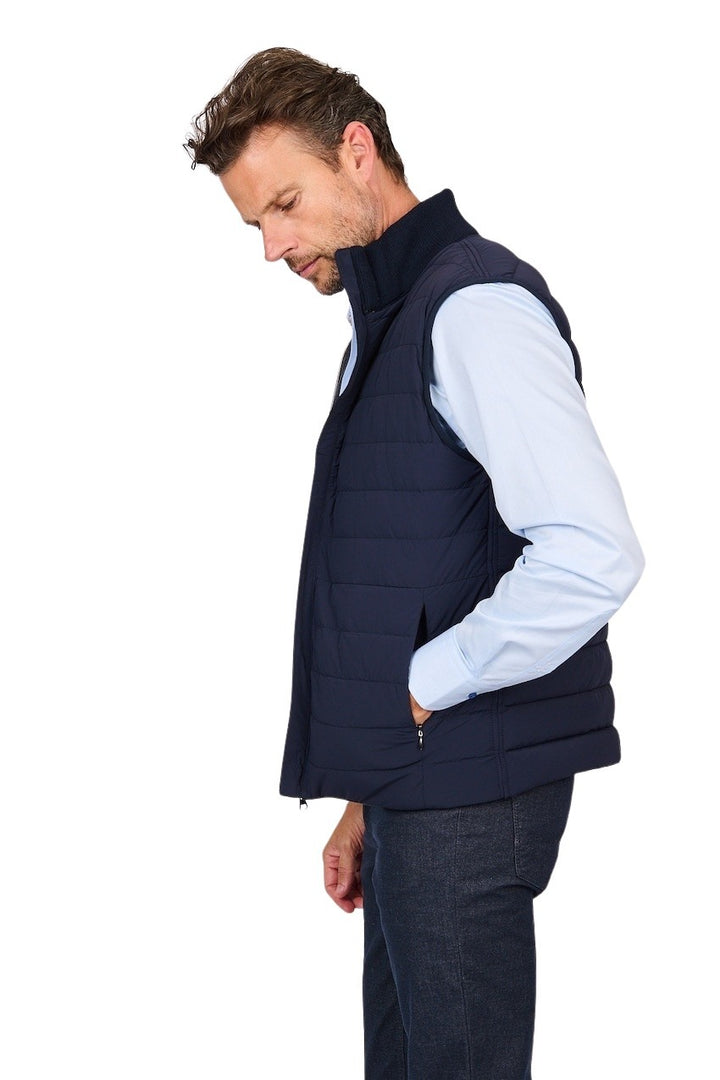 Hackett London bodywarmer hombre reversible antracita