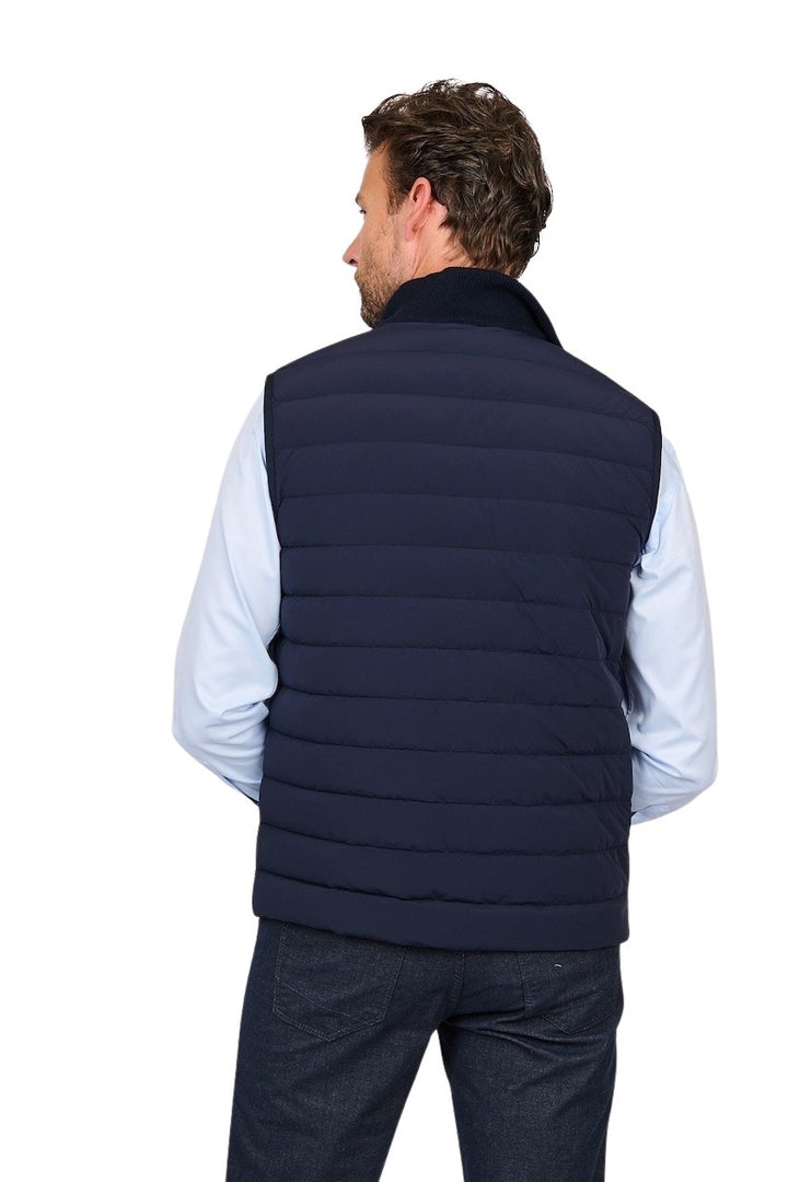 Hackett London bodywarmer hombre reversible antracita