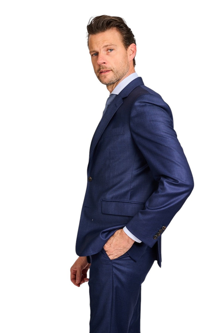 Hackett London kostuum heren donker blauw HM423238R 595
