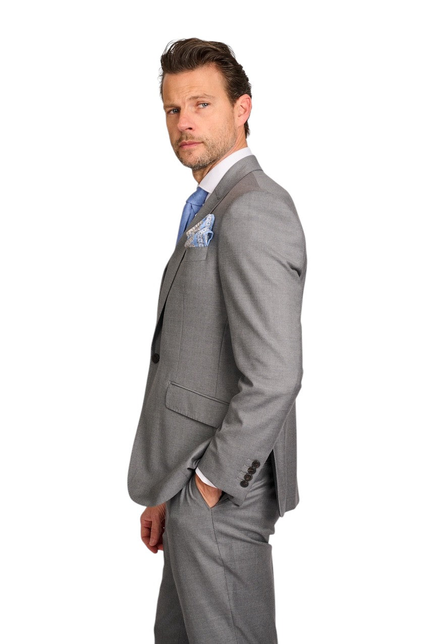 Hackett London kostuum heren grijs HM423228R 945