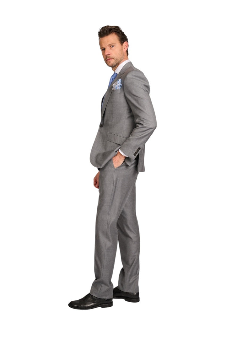 Hackett London kostuum heren grijs HM423228R 945