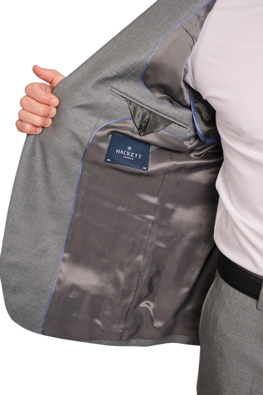 Hackett London kostuum heren grijs HM423228R 945