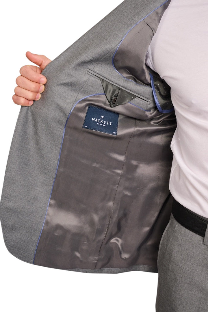 Hackett London kostuum heren grijs HM423228R 945