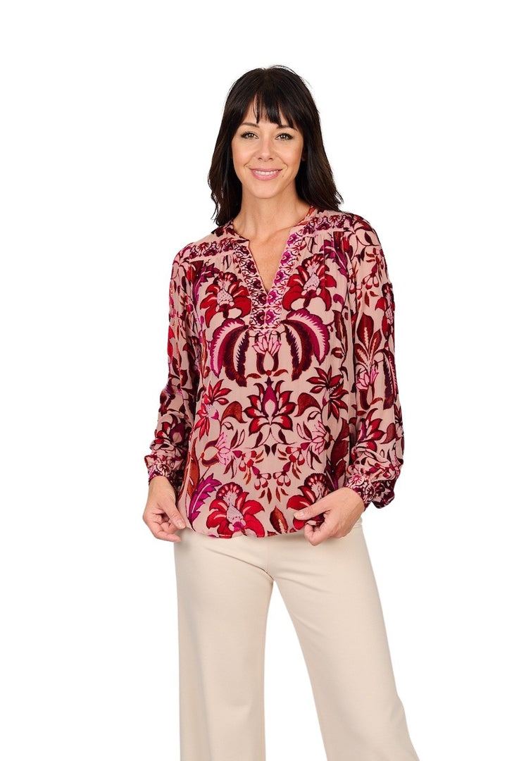 Hale Bob blouse ladies pink