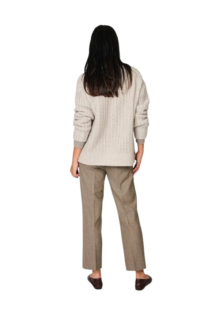 Hemisphere gilet dames taupe 262C513-17 8289