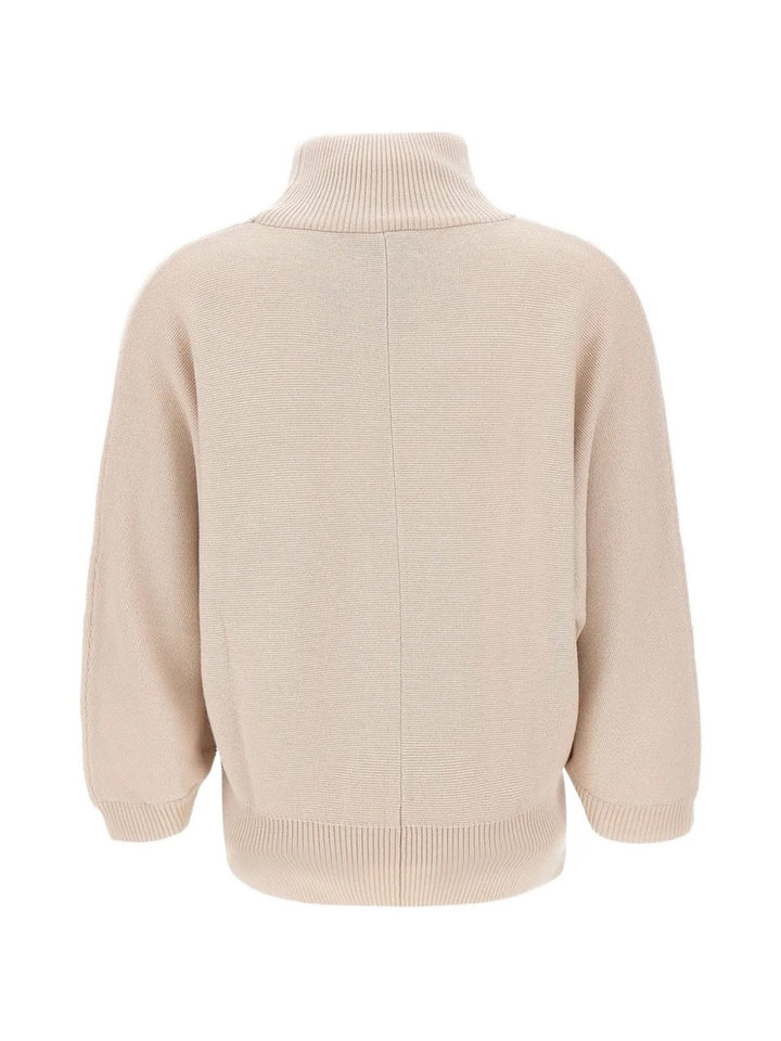 Hemisphere pull trui rolkraag dames beige 2624608-17 7422