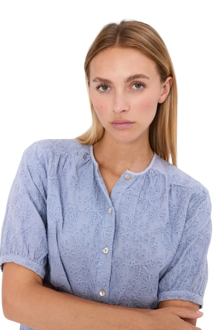 Jeff blouse dames blauw Fred