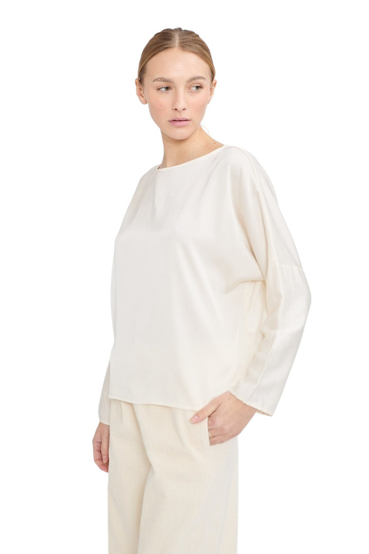 Jeff blouse lange mouwen dames ecru ROSIE 10
