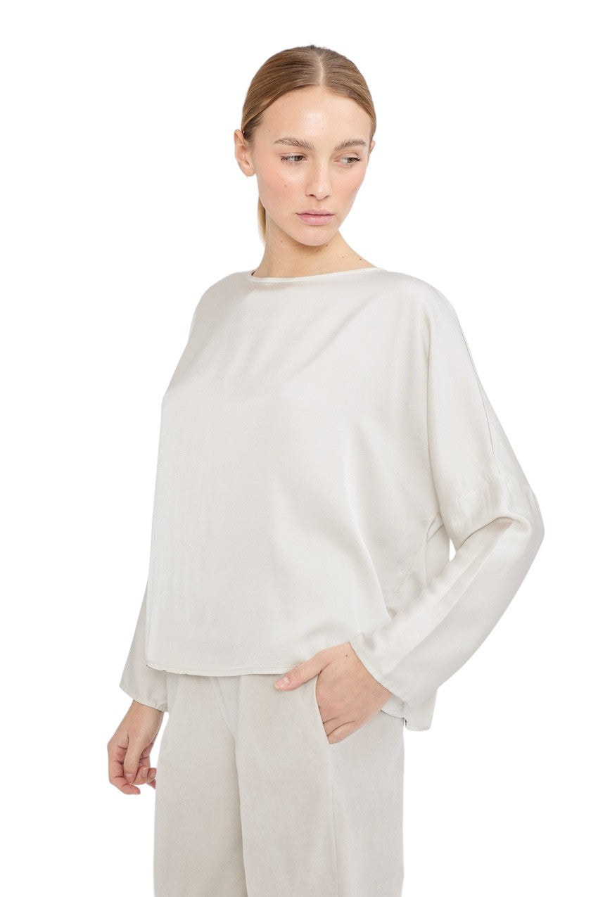 Jeff blouse lange mouwen dames grijs ROSIE 11