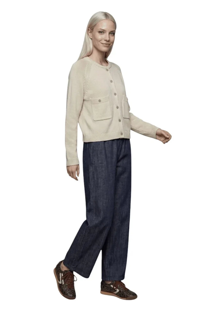 Jeff gilet dames beige Lea