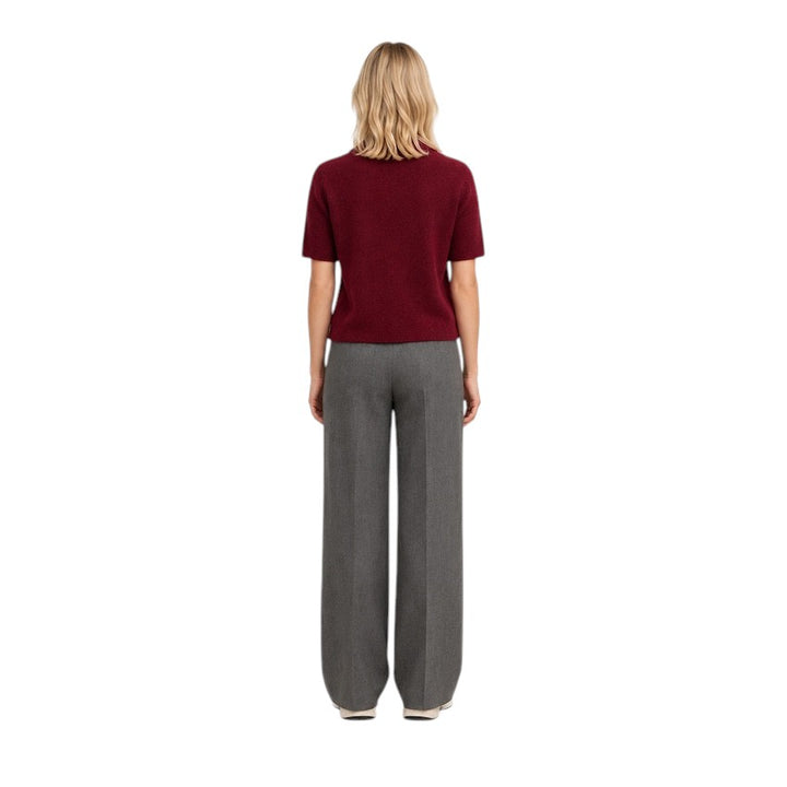 Jeff polo shirt dames donker rood Ollie