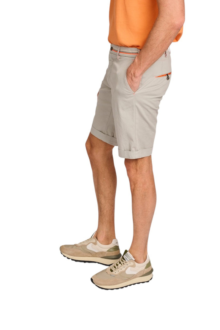 Mason'S Men bermuda heren grijs Milano start 9BE27393N1ME303974