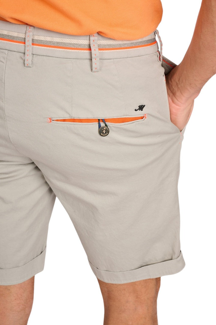 Mason'S Men bermuda heren grijs Milano start 9BE27393N1ME303974