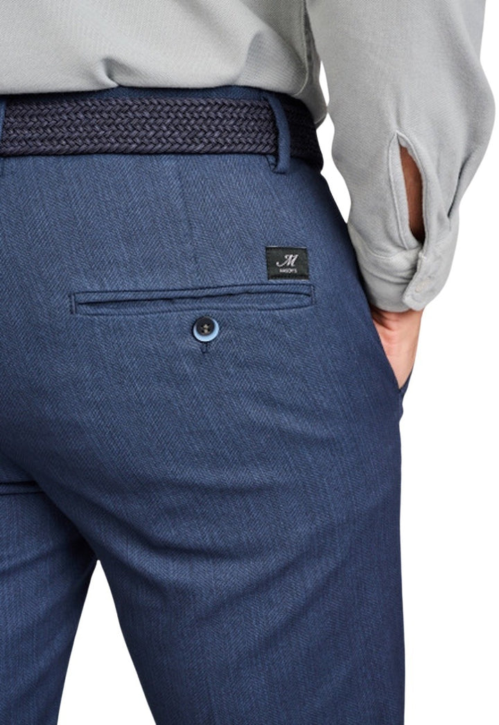 Mason'S Men sportieve broek heren blauw Torino 9PN2R4973CBE543006