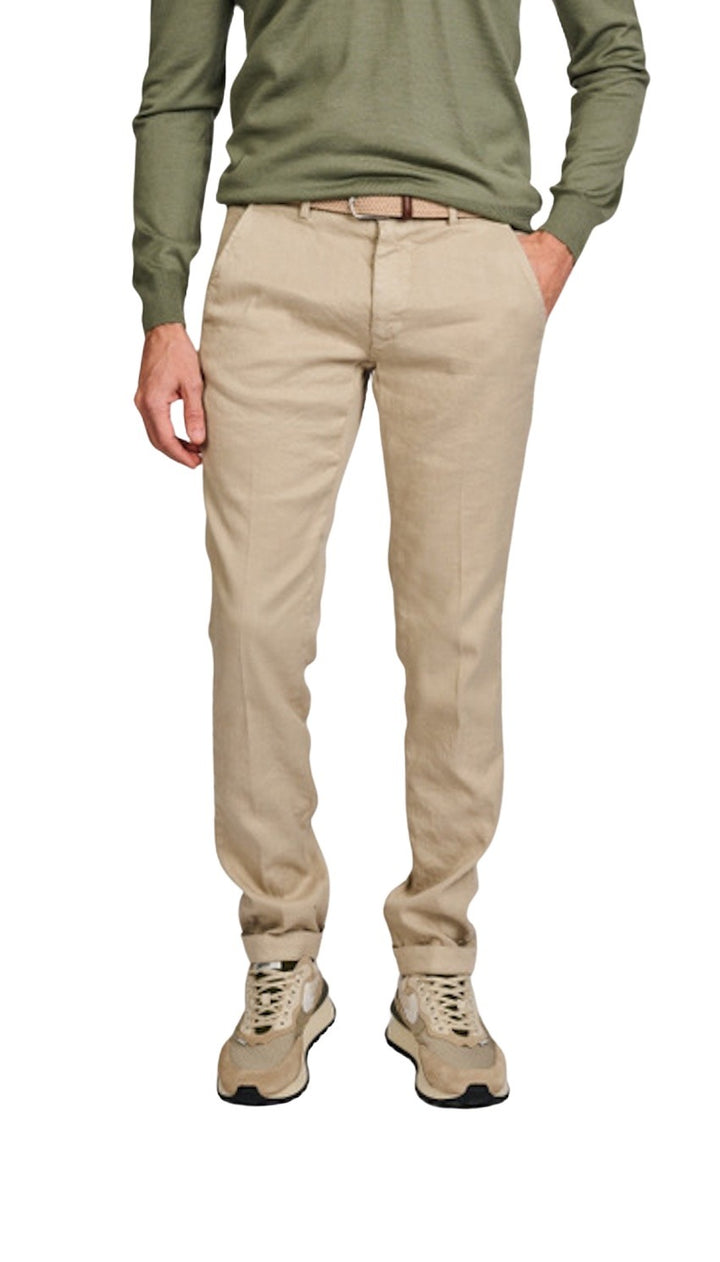 Mason'S Men sportieve broek heren zand Torino 9PN2R4970MBE111480