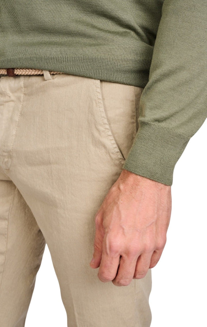 Mason'S Men sportieve broek heren zand Torino 9PN2R4970MBE111480