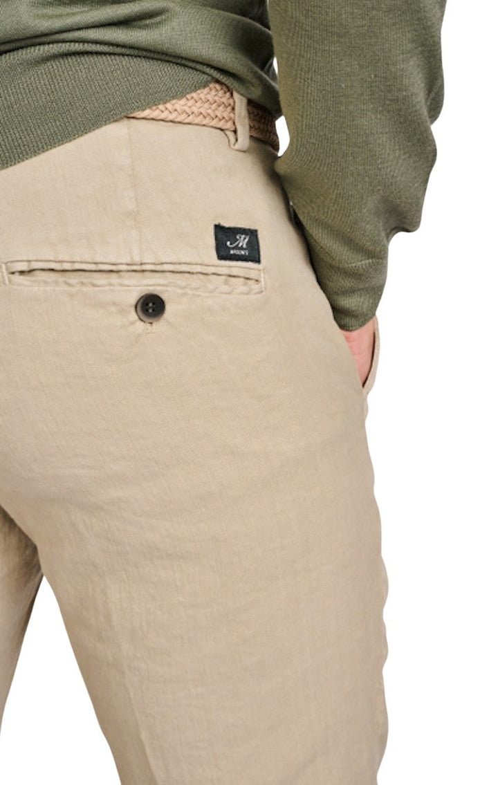 Mason'S Men sportieve broek heren zand Torino 9PN2R4970MBE111480