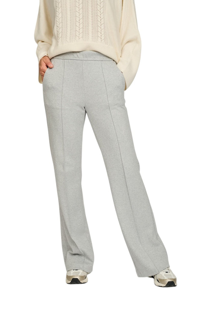 Mason'S Women broek dames grijs Easy Straight 4PNT4E550ABJERT217017