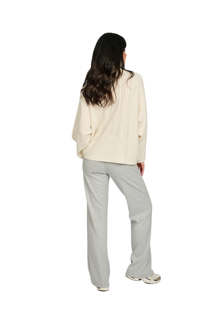 Mason'S Women broek dames grijs Easy Straight 4PNT4E550ABJERT217017