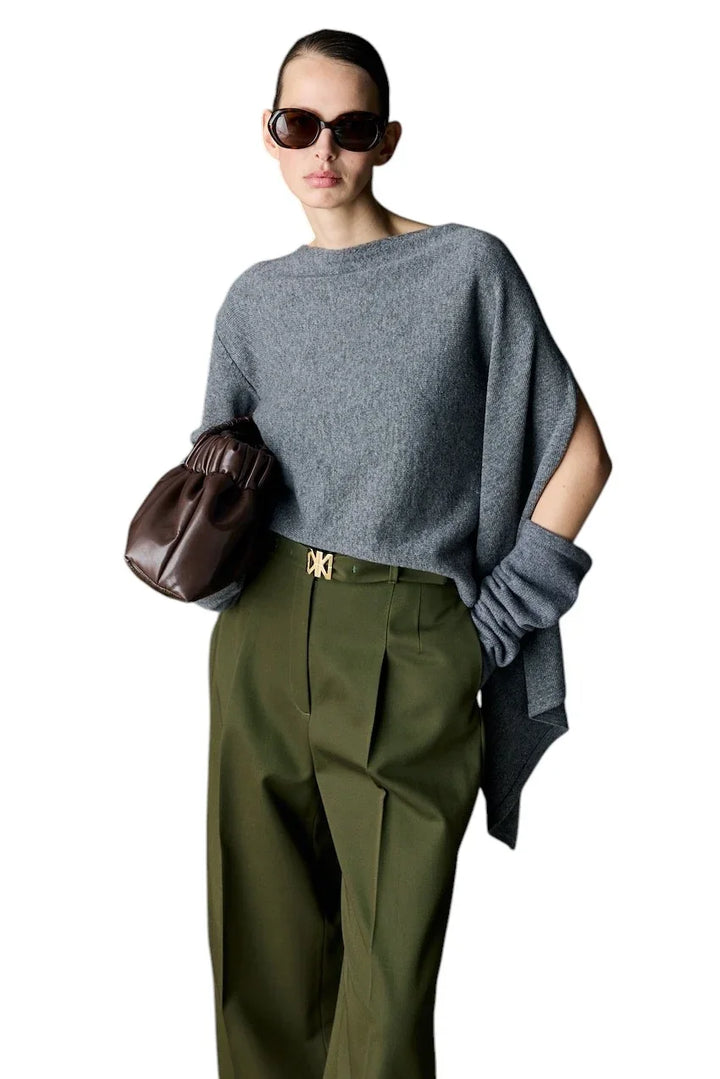 Natan Collection cape dames grijs ORY-WOOL 177