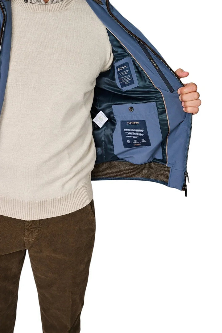 Paul & Shark parka heren blauw 14312060 635