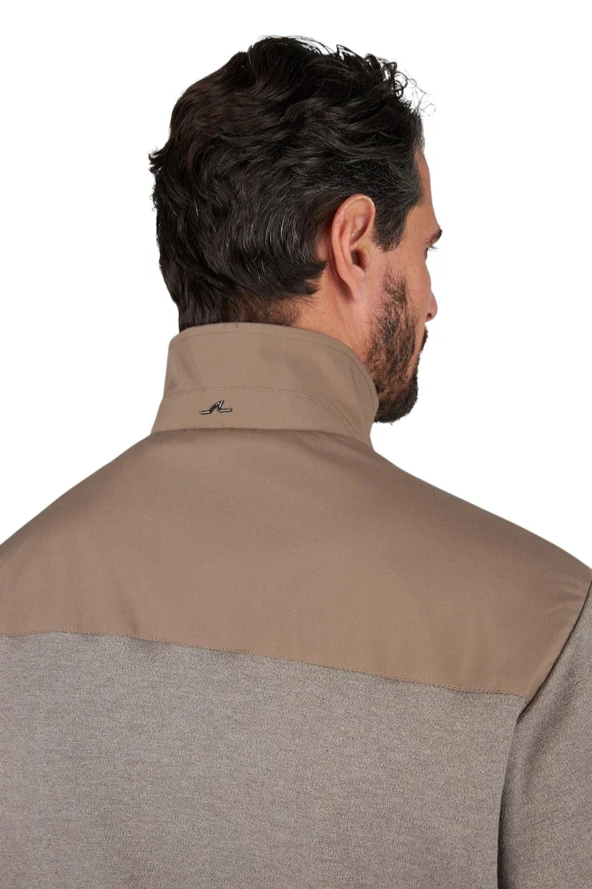 Paul & Shark parka heren licht bruin Hybrid katoen en zijde Typhoon® Platinum 26411728 111