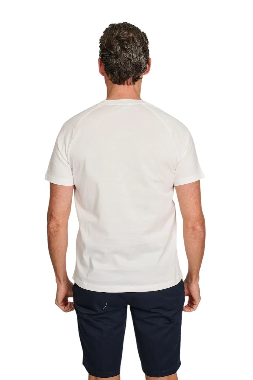 Paul & Shark t-shirt heren wit 26411033 108