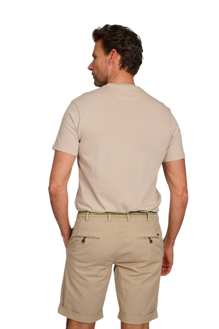 Paul & Shark t-shirt korte mouwen heren taupe 25411047 348.