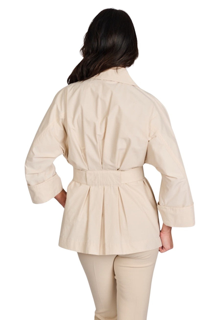 Peserico coat jacket ladies ecru