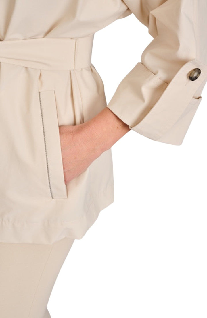 Peserico coat jacket ladies ecru