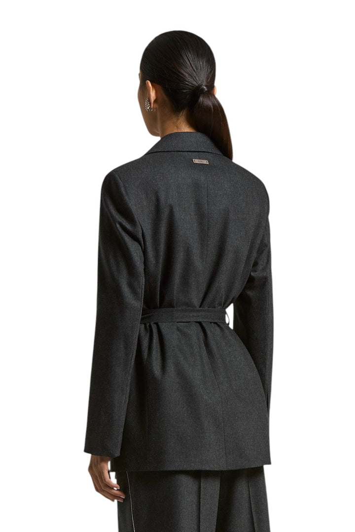Cardigan Peserico femme anthracite