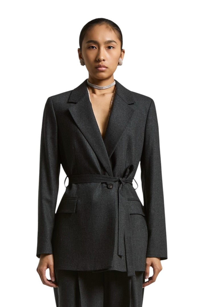 Cardigan Peserico femme anthracite