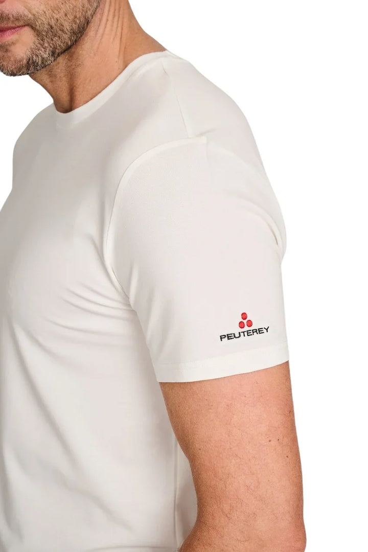 Peuterey t-shirt korte mouwen heren wit PEU5470 99012182 730