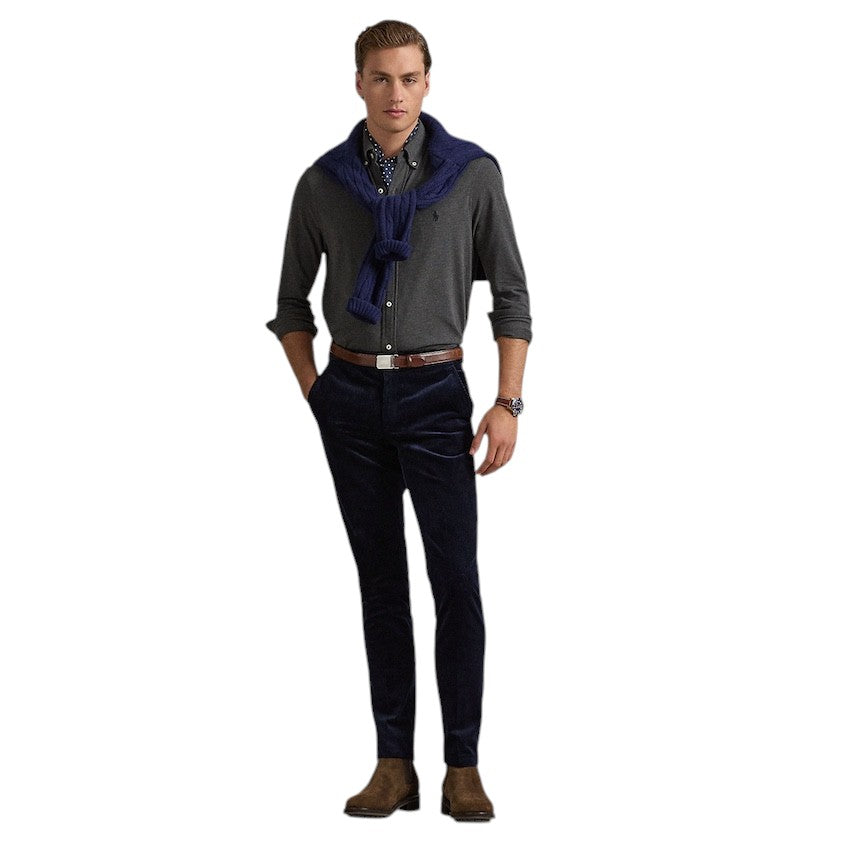 Polo Ralph Lauren Men hemd heren grijs 710654408129