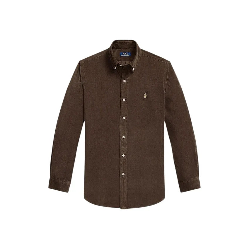 Polo Ralph Lauren Men hemd lange mouwen heren bruin 710853123503