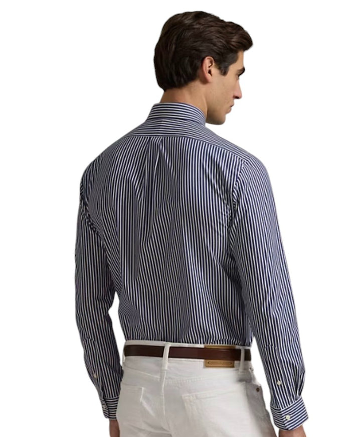Polo Ralph Lauren Men hemd lange mouwen heren marine Custom fit 710929346017