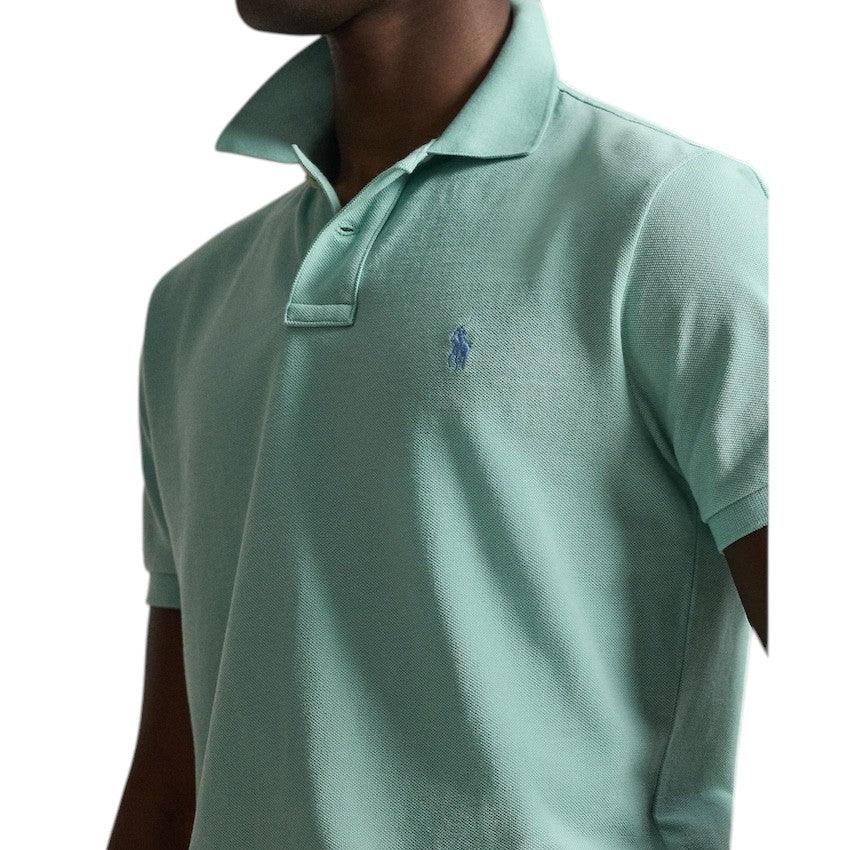 Polo Ralph Lauren Men polo shirt heren licht groen Slim fit 710536856503