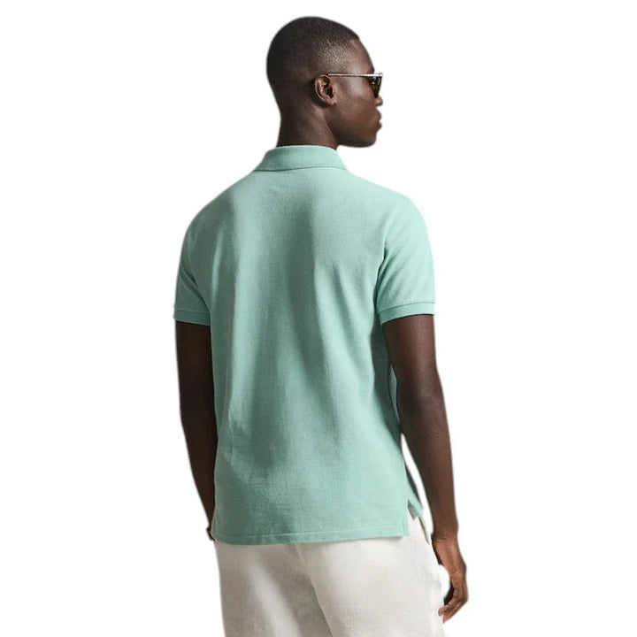 Polo Ralph Lauren Men polo shirt heren licht groen Slim fit 710536856503