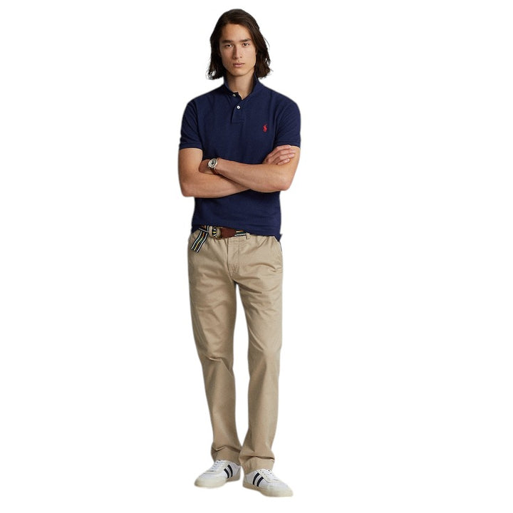 Polo Ralph Lauren Men polo shirt korte mouwen heren donker blauw custom slim fit 710782592008