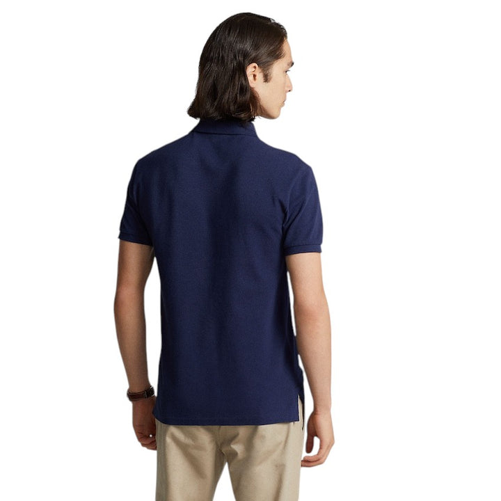 Polo Ralph Lauren Men polo shirt korte mouwen heren donker blauw custom slim fit 710782592008